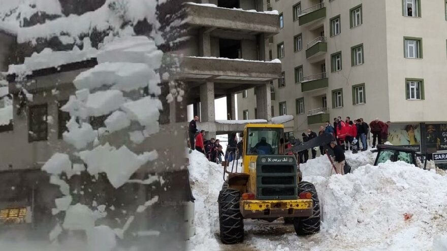 Rusiyada binanın damından düşən qar dörd nəfərin ölümünə səbəb oldu