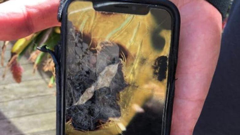 iphone x cebinde patladi ikinci derece