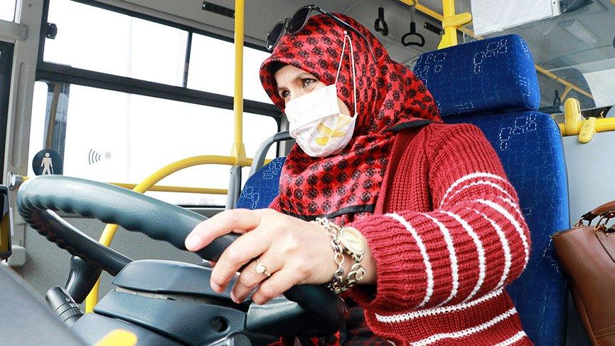 Otobüs şoförü Aysel abla: Kadın her şeyi yapar