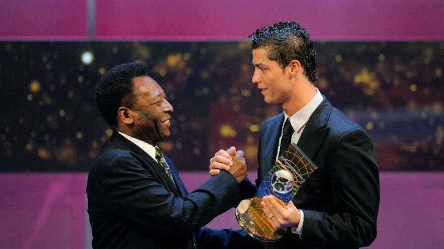 Pele sonunda gerçeği kabul etti! Ronaldo’ya tebrik