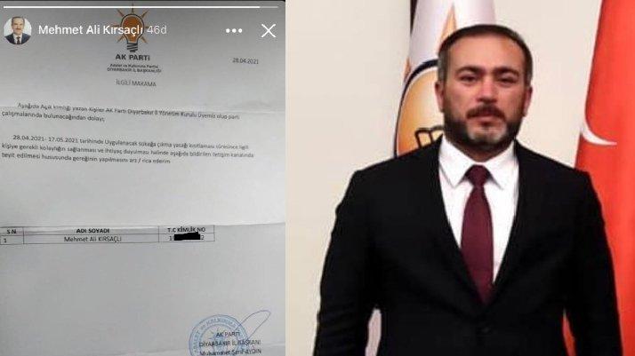 Yanlışlıkla paylaşılınca ortaya çıktı… AKP’liye yasak yok