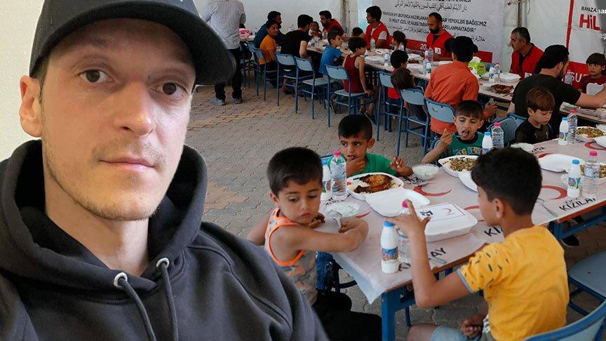 Mesut Özil’den Suriyeli yetimlere iftar sofrası