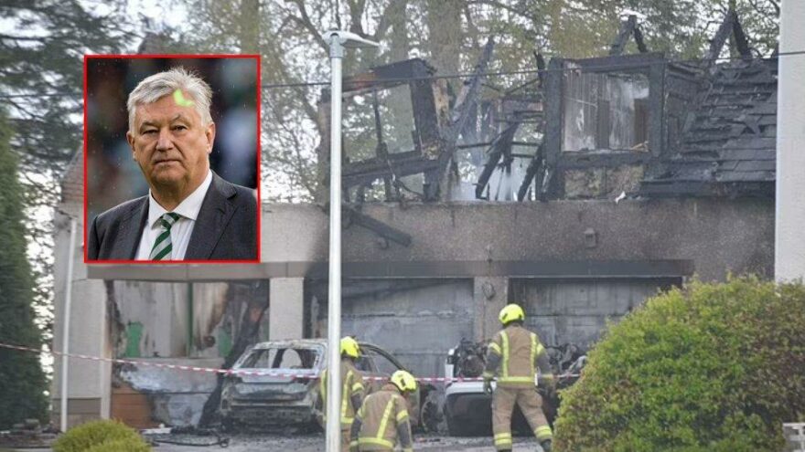 Celtic CEO’su Peter Lawwell’ın evi ateşe verildi
