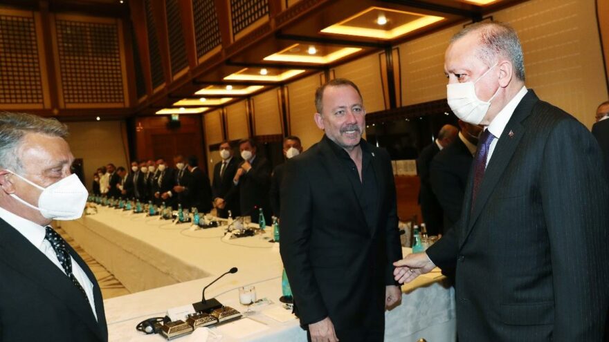 Cumhurbaşkanı Erdoğan, Beşiktaş Futbol Takımı’nı kabul etti