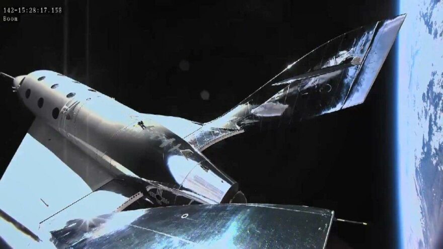 Virgin Galactic’in uzay aracı ikinci uçuş testinde de başarı sağladı