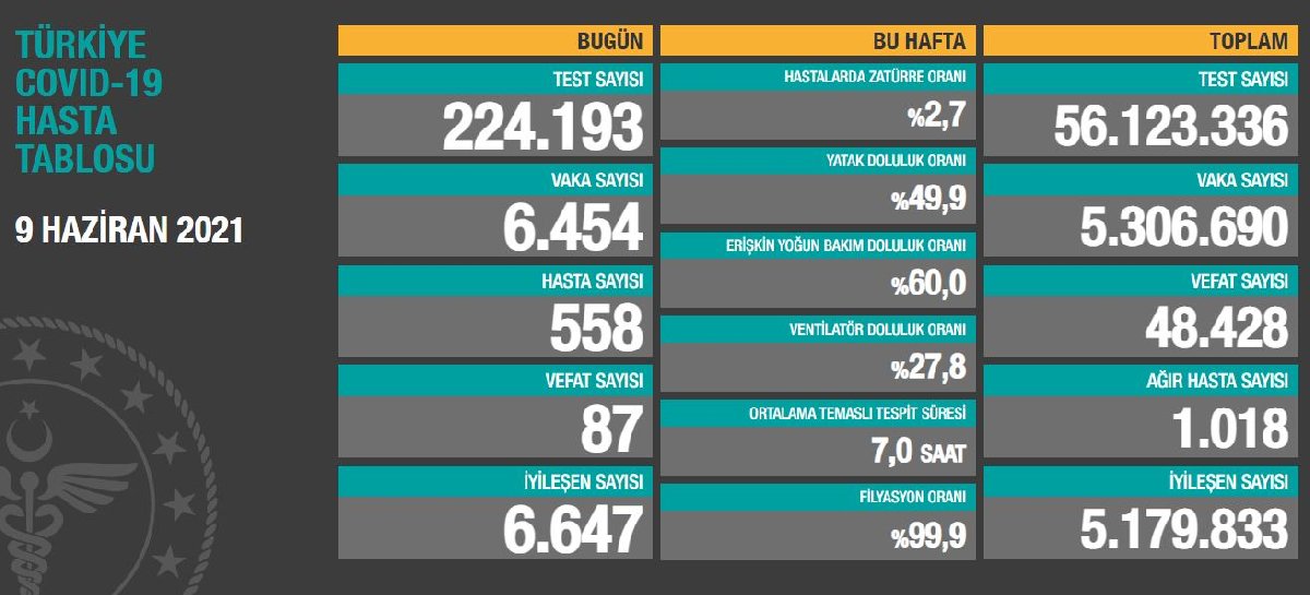 Türkiye'nin son koronavirüs tablosu açıklandı - Resim : 2