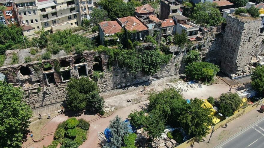 1610 yıllık Bukoleon sarayı’nda restorasyon çalışmaları başlatıldı