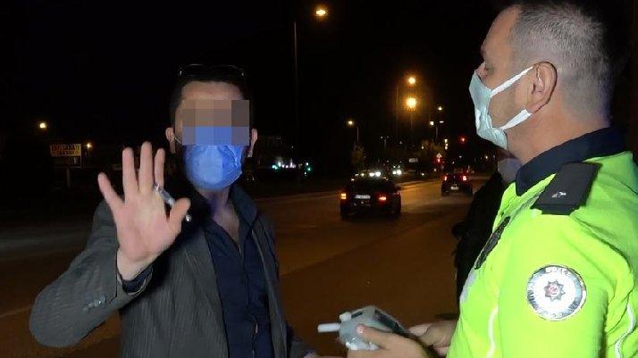 Alkollü sürücü pes dedirtti…