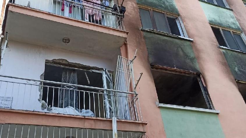 Apartman dairesinde patlama: 1 yaralı