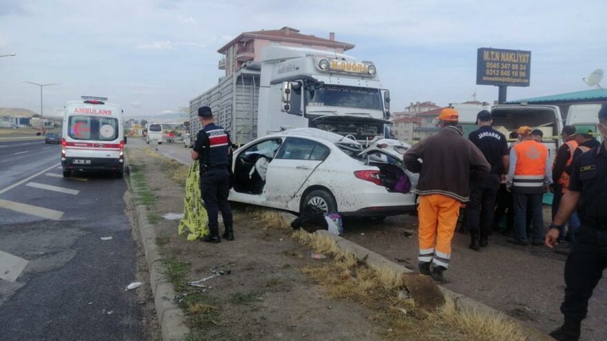 Başkent’te feci kaza: 2 ölü, 2 yaralı