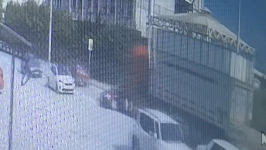 TIR dehşeti saniye saniye kamerada