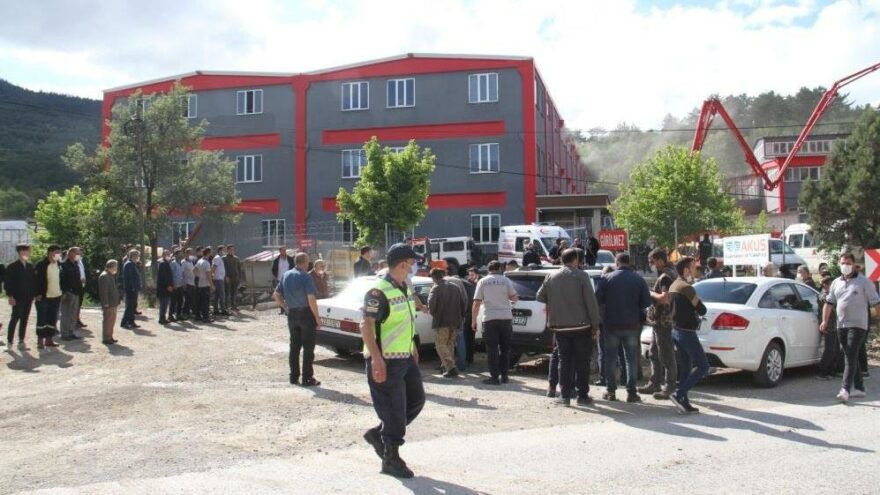Konya’da silah fabrikasında çıkan yangın söndürüldü
