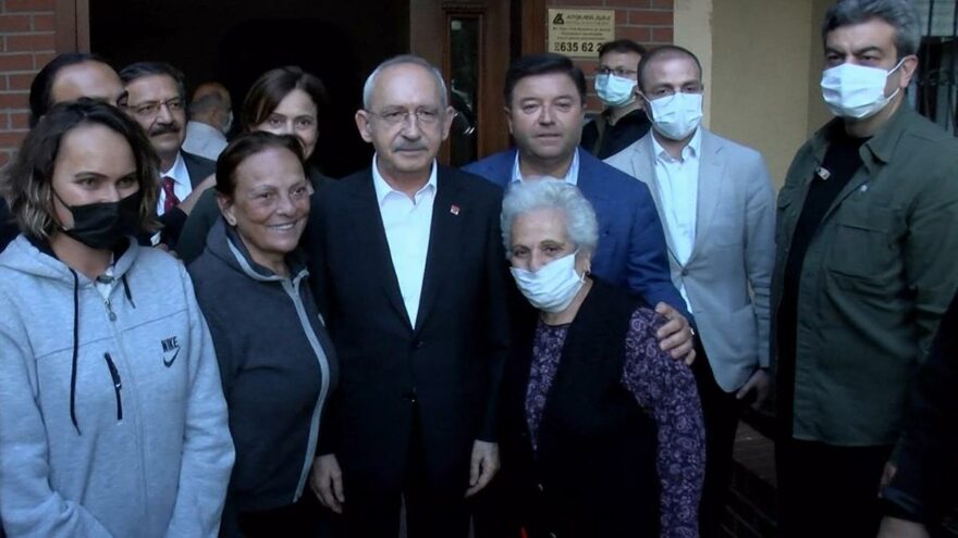 Kılıçdaroğlu’ndan Saltık’ın ailesine taziye ziyareti