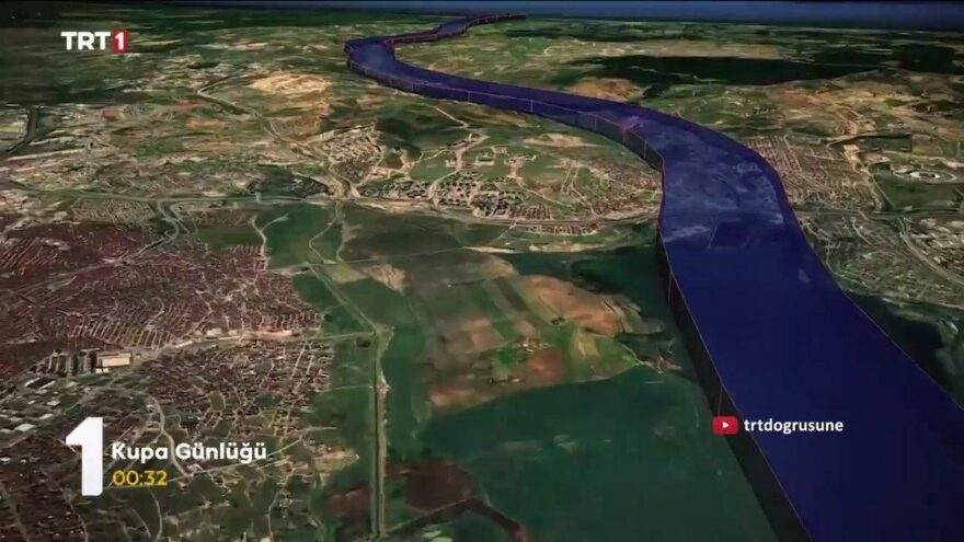 Milli maç öncesi TRT’de Kanal İstanbul propagandası
