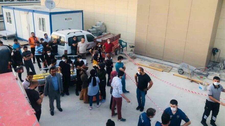 Hastanede dehşet! 3 kişi toprak altında kaldı