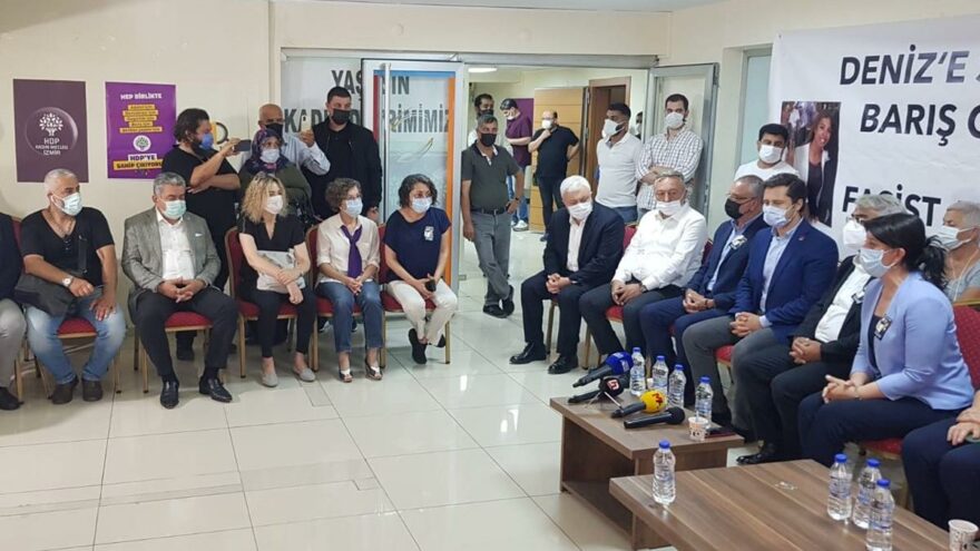 CHP heyetinden HDP’ye geçmiş olsun ve başsağlığı ziyareti