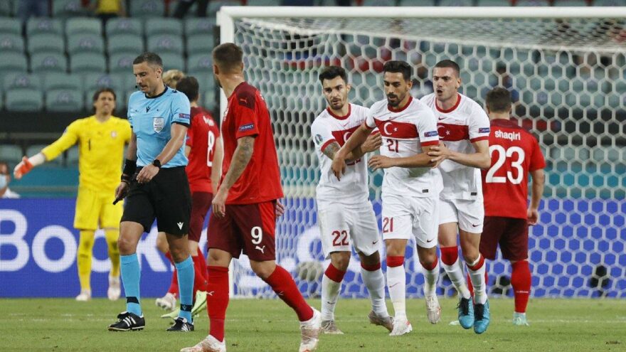 A Milli Takım’ın EURO 2020’deki ilk ve tek golünü İrfan Can Kahveci attı