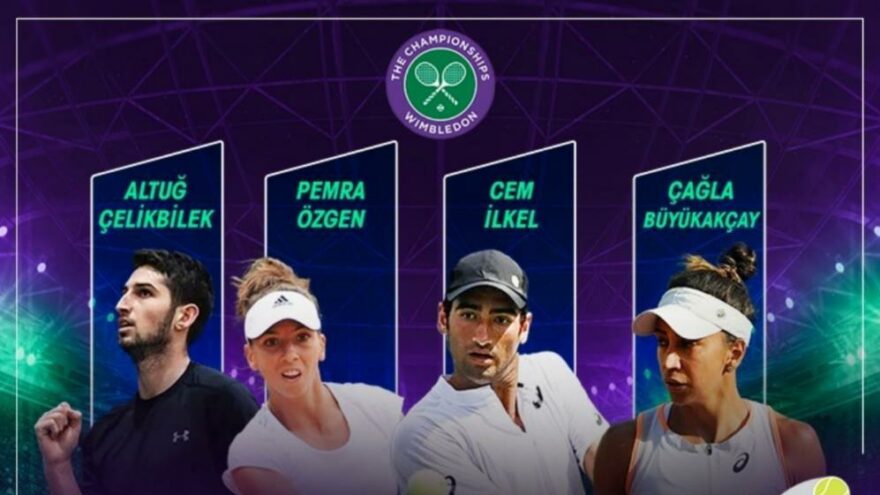 Wimbledon elemelerinde 4 Türk tenisçi mücadele edecek