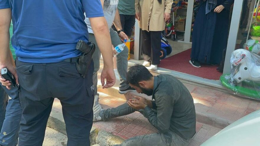 Karton toplayıcılarının biber gazlı kavgası hastanelik etti