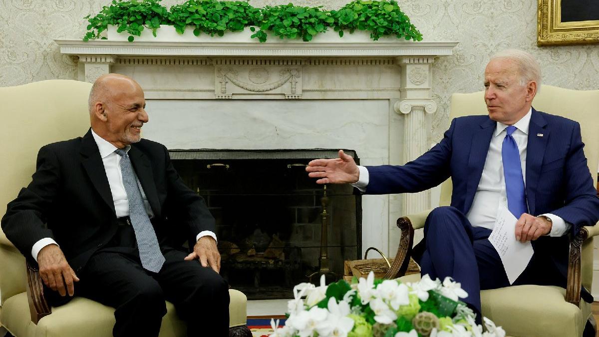 ABD Başkanı Biden'dan Beyaz Saray'da ağırladığı Afganistan lideri Gani'ye destek sözü