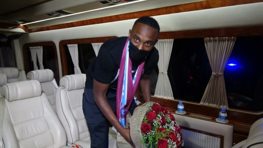 Trabzonspor’un yeni transferi Fode Koita şehre geldi