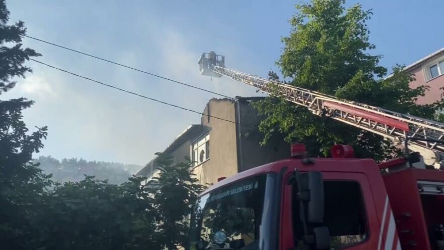 Beykoz’da korkutan ev yangını