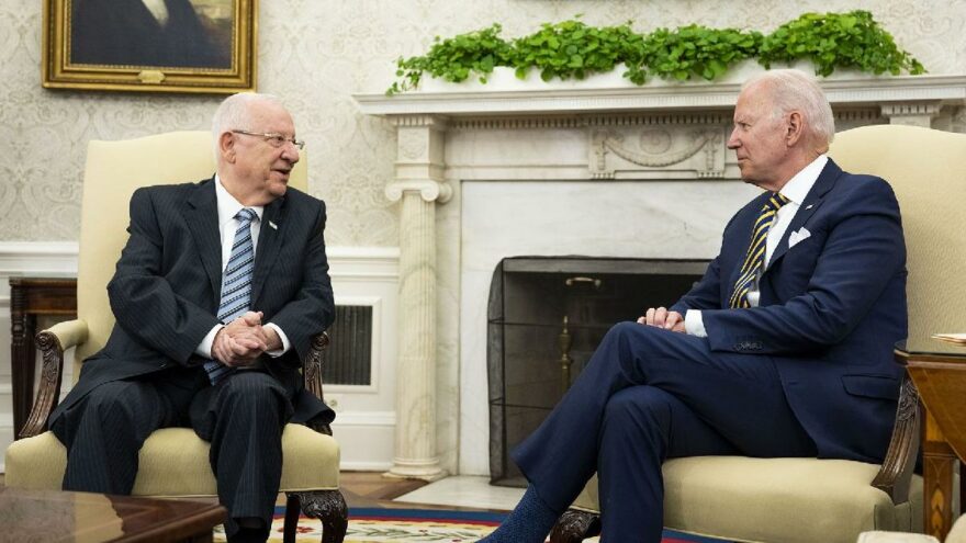 ABD Başkanı Biden İsrail Cumhurbaşkanı Rivlin’i ağırladı