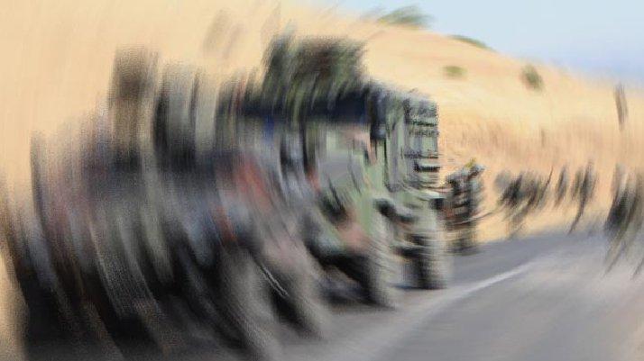 Siirt’te askeri aracın geçişi sırasında patlama