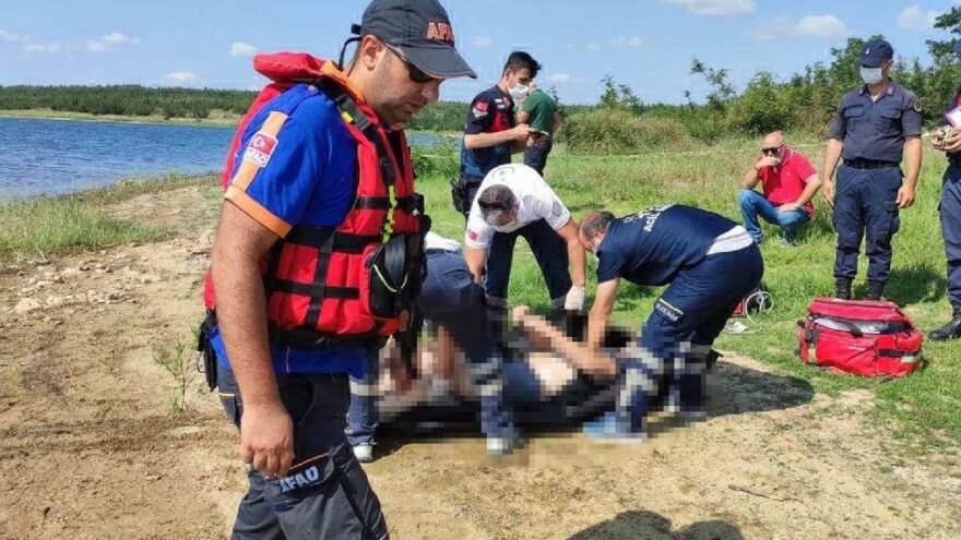 Balık tutarken suya düştü, ağa takıldı boğuldu