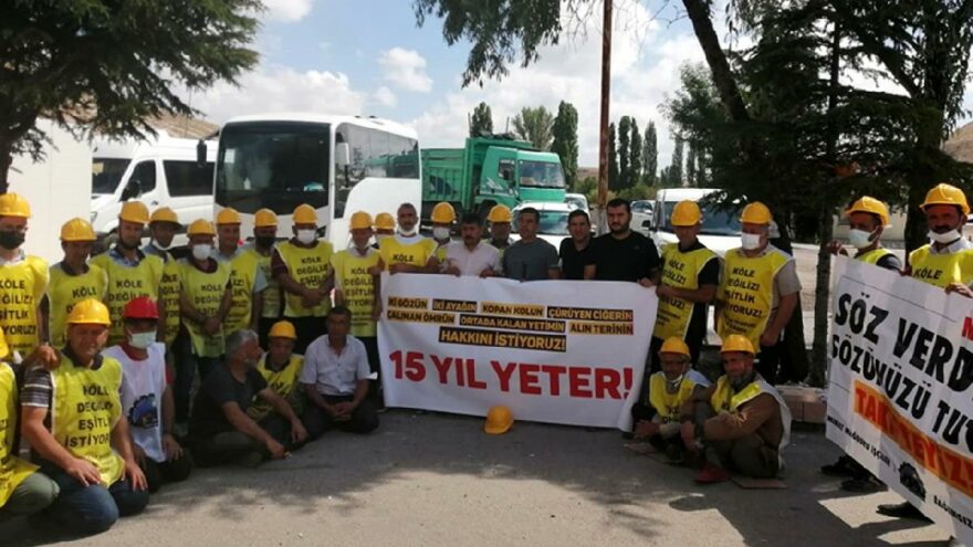 Ankara’nın girişinde direnen maden işçileri: Yaşananların sorumlusu sizlersiniz