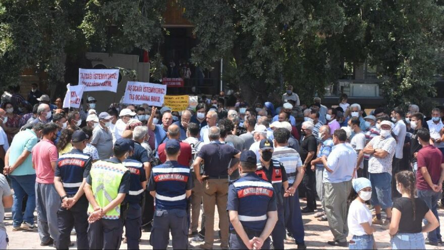 Köylüler isyan etti: Taş ocağınız batsın!