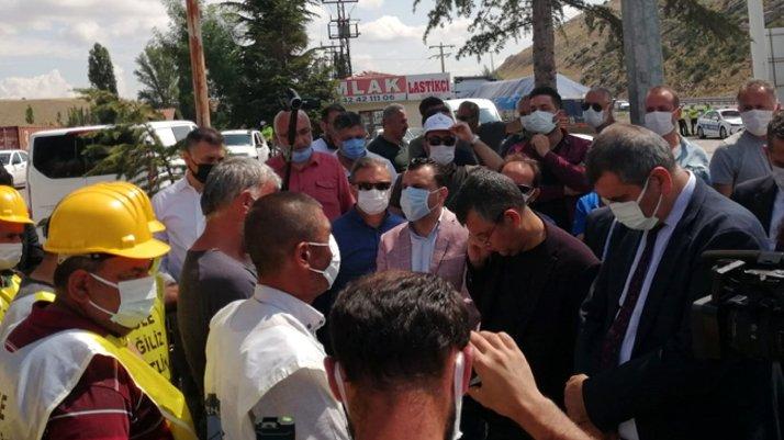AKP'li Elitaş'tan madenciye şok cevap: Ben sizden oy mu istedim