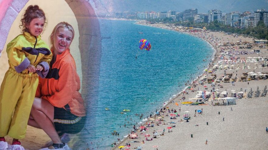 Antalya’da aynı anda iki mevsim