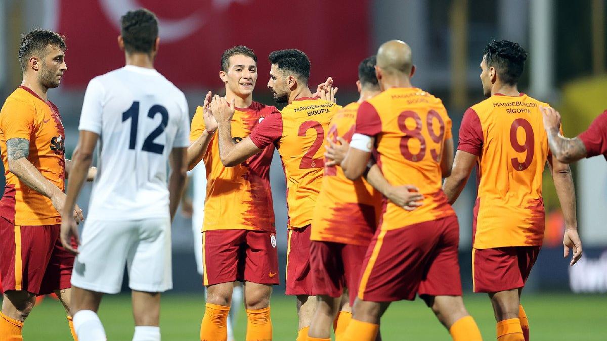 Galatasaray'dan bol gollü prova