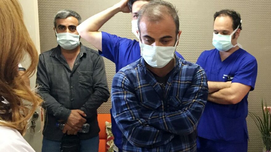Nakledilen kollarını 48 saat sonra gördü