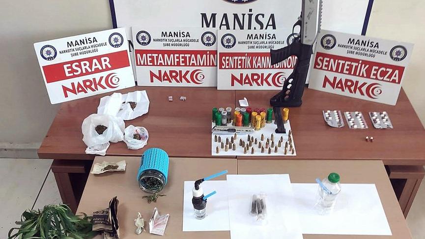 Soma’da uyuşturucu operasyonu: 18 şüpheli gözaltında
