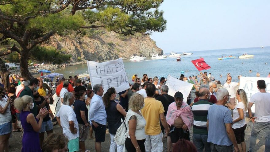 Antalya’da Alacasu Koyu eylemi