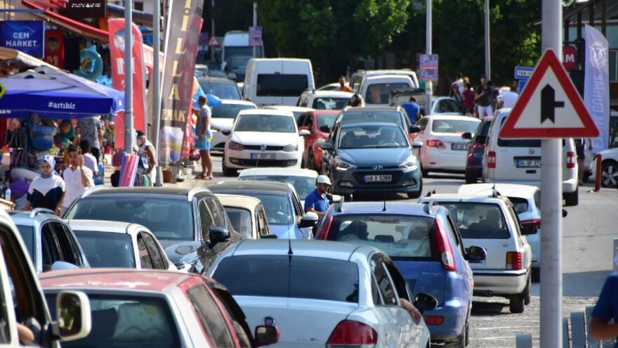 ‘Sakin Şehir’in nüfusu bayramda 20 kat arttı