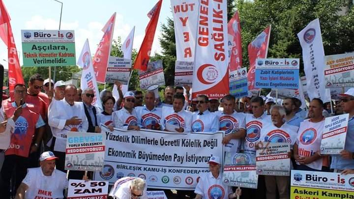 Kamu çalışanları meydanlara çıkıyor