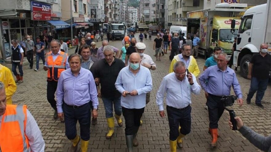 CHP heyeti sel felaketinden etkilenen bölgede çalışmalarını tamamladı