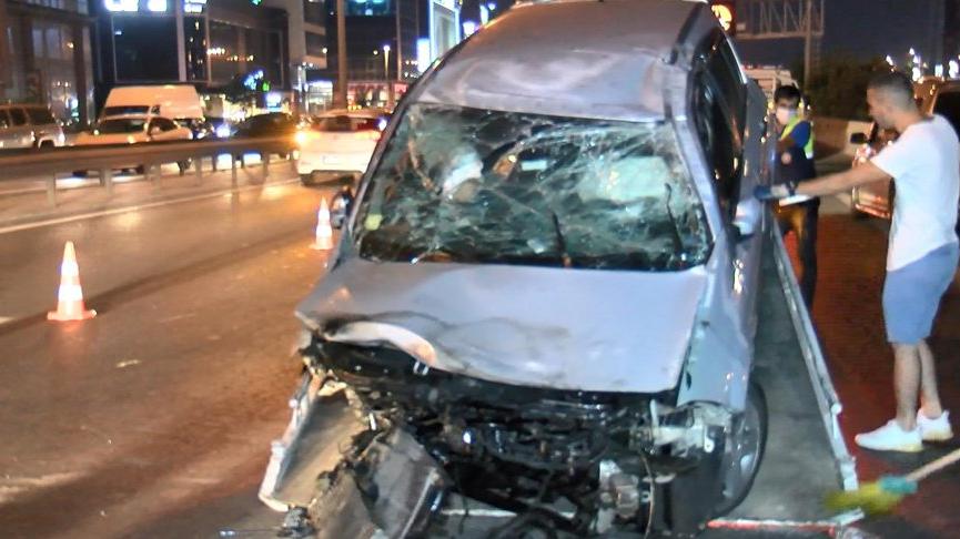 Basın Ekspres yolunda feci kaza