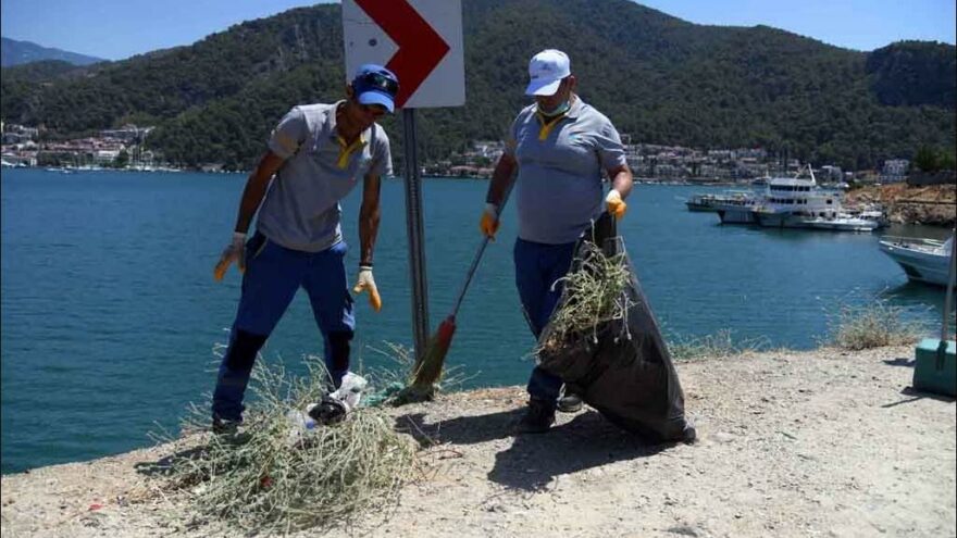 9 günlük tatilin çöpleri 1 haftada temizlenecek