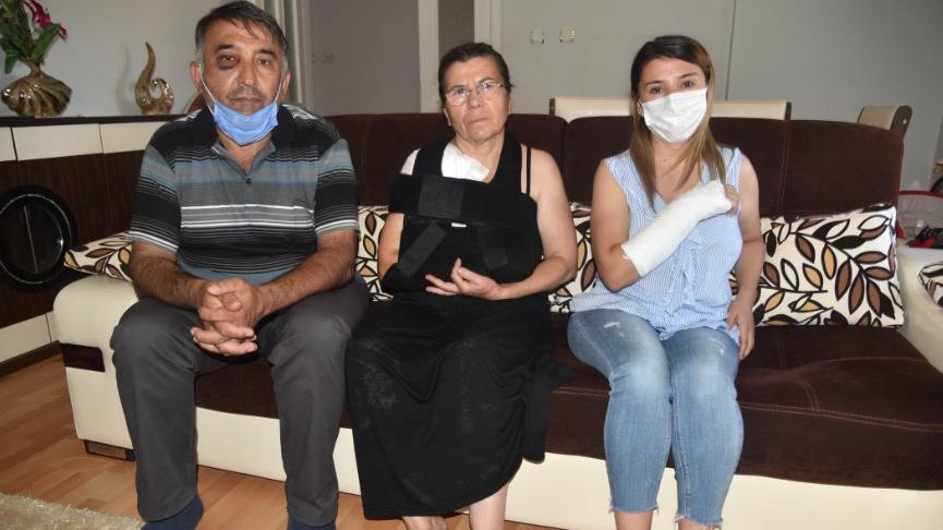 Arsa davasında şahitlik yapan aileye, plaj şemsiyesi sopasıyla dayak