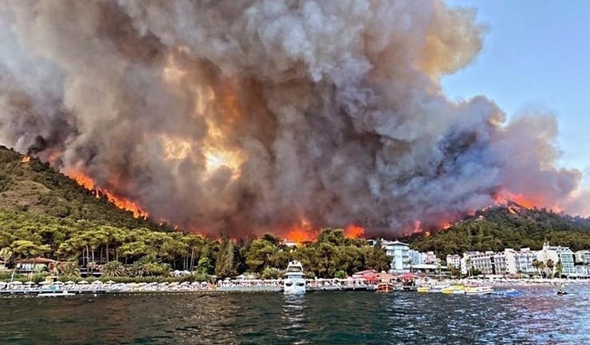 Marmaris'te orman yangını: 1 kişi hayatını kaybetti - Son dakika haberleri