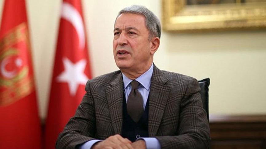 Bakan Akar: Türk askerinin adadaki varlığını farklı şekillerde yorumlamak son derece yanlıştır