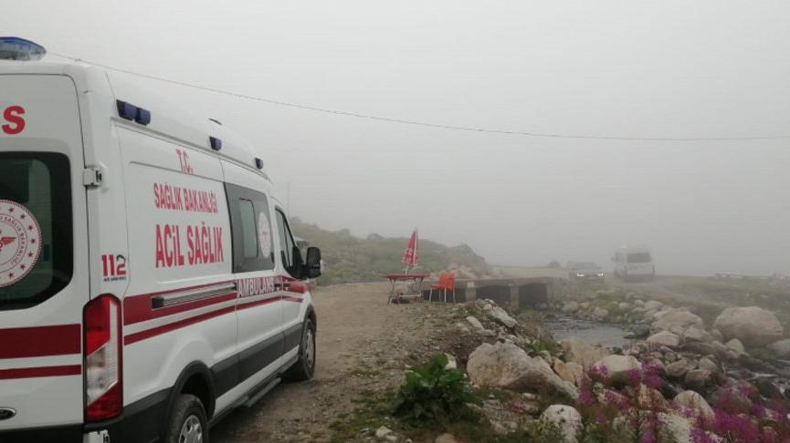 Kaçkar’a tırmanışta 2 Ukraynalı dağcı kayalığa düştü
