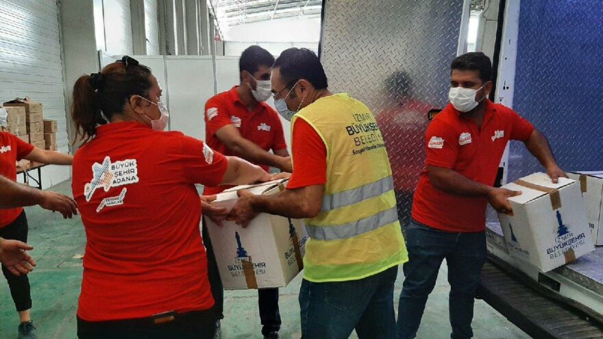 Kentler arasında zor gün dayanışması: İzmir’den Artvin, Adana ve Muğla’ya destek