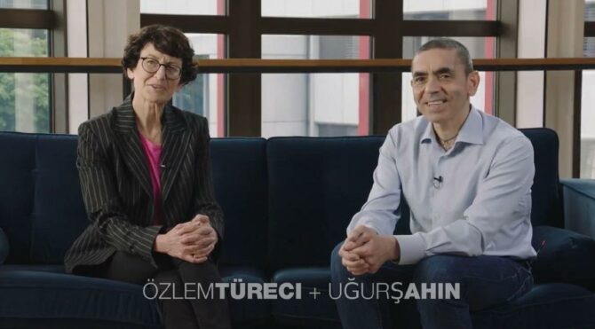 Özlem Türeci ve Uğur Şahin'den dikkat çeken Covid-19 aşısı açıklamaları - Vimarsana News