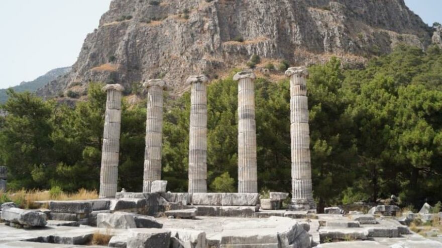 Priene Antik kenti ziyarete kapatıldı