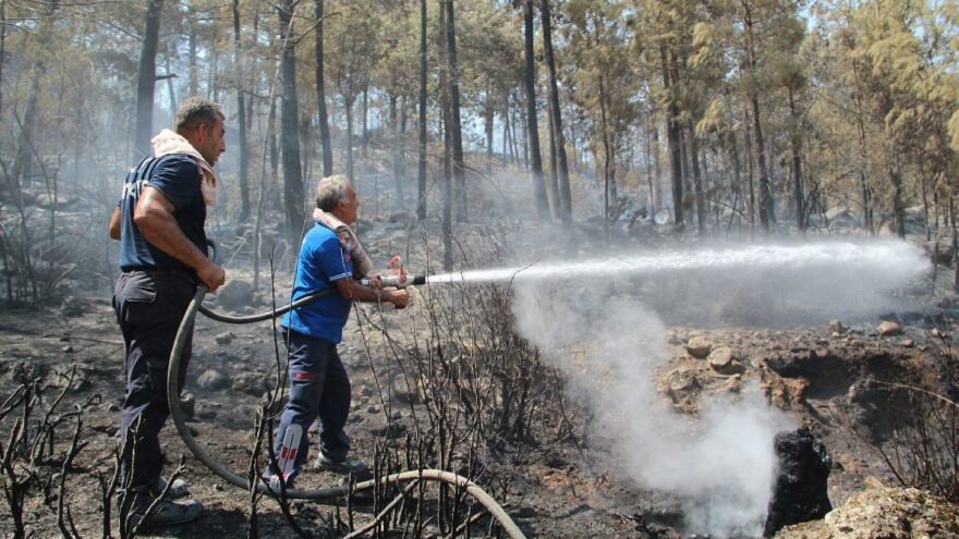 Manavgat ve Gündoğmuş yangınları kontrol altına alındı